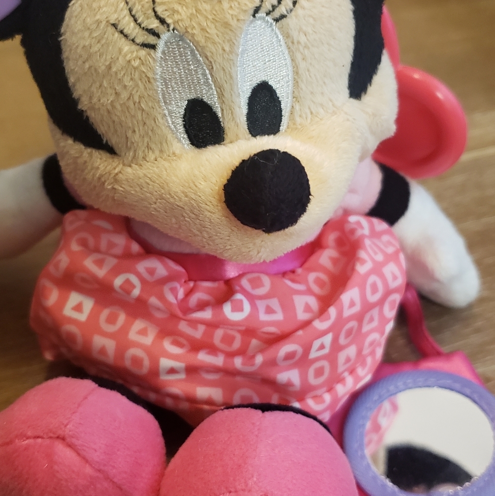 Minnie Mouse rattle and activity doll